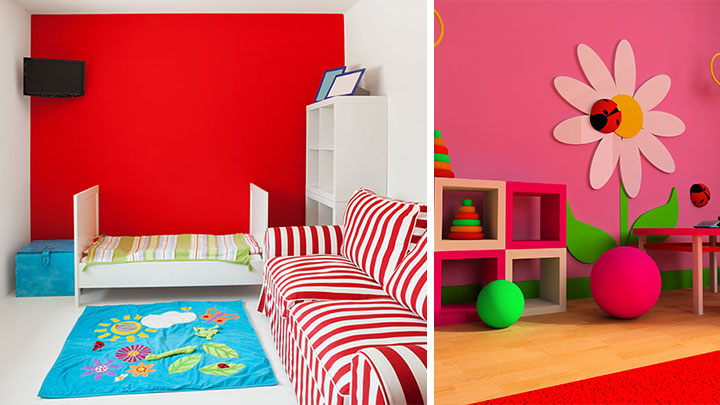 Kinderzimmer Inspiration rosa