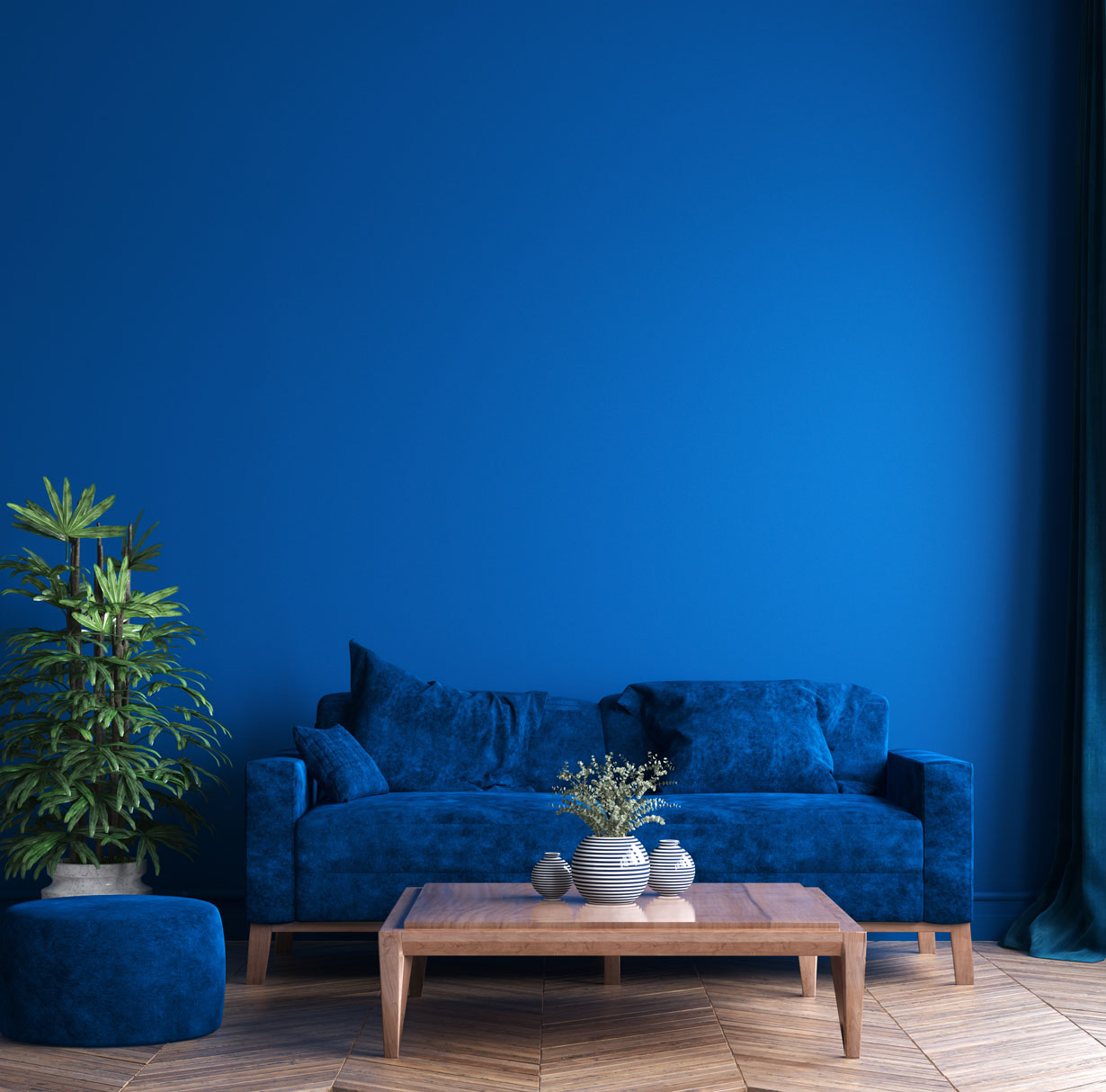 gestaltungsideen für ein blaues wohnzimmer - lass dich inspirieren